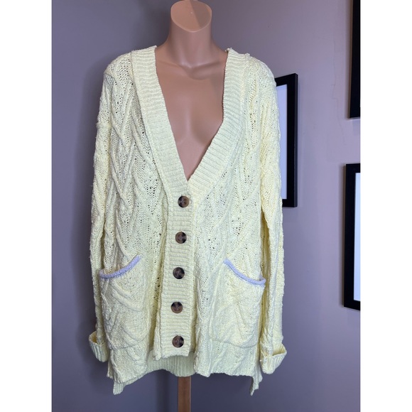 Free People Montana Cable Cardigan - Picture 3 of 6
